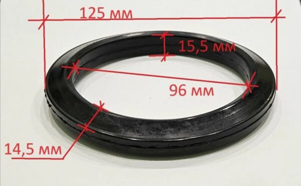 Фрикционное кольцо для снегоуборщика 98х124х15 (Резина)