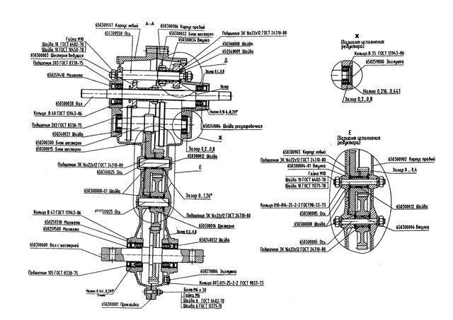 Схема редуктора мотоблока нева мб 1