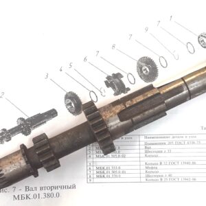 Вал МБК.01.381.0