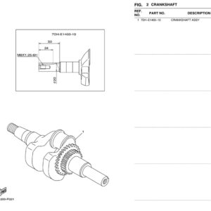 Вал коленчатый Yamaha MX200